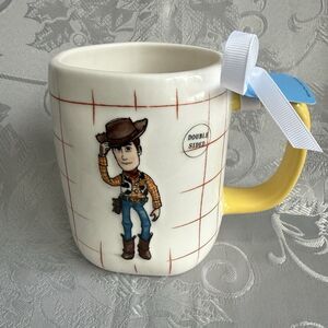New Rae Dunn Disney Pixar Double Sided HOWDY Woody Toy Story Mug NWT